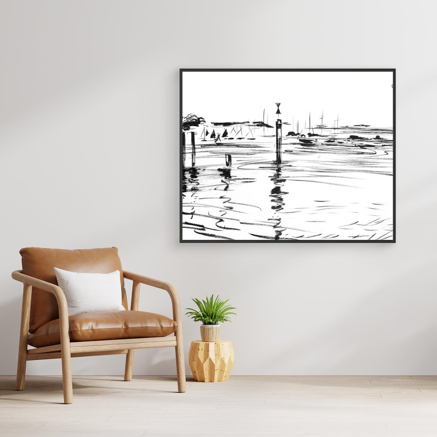 Chichester tide markers at Bosham