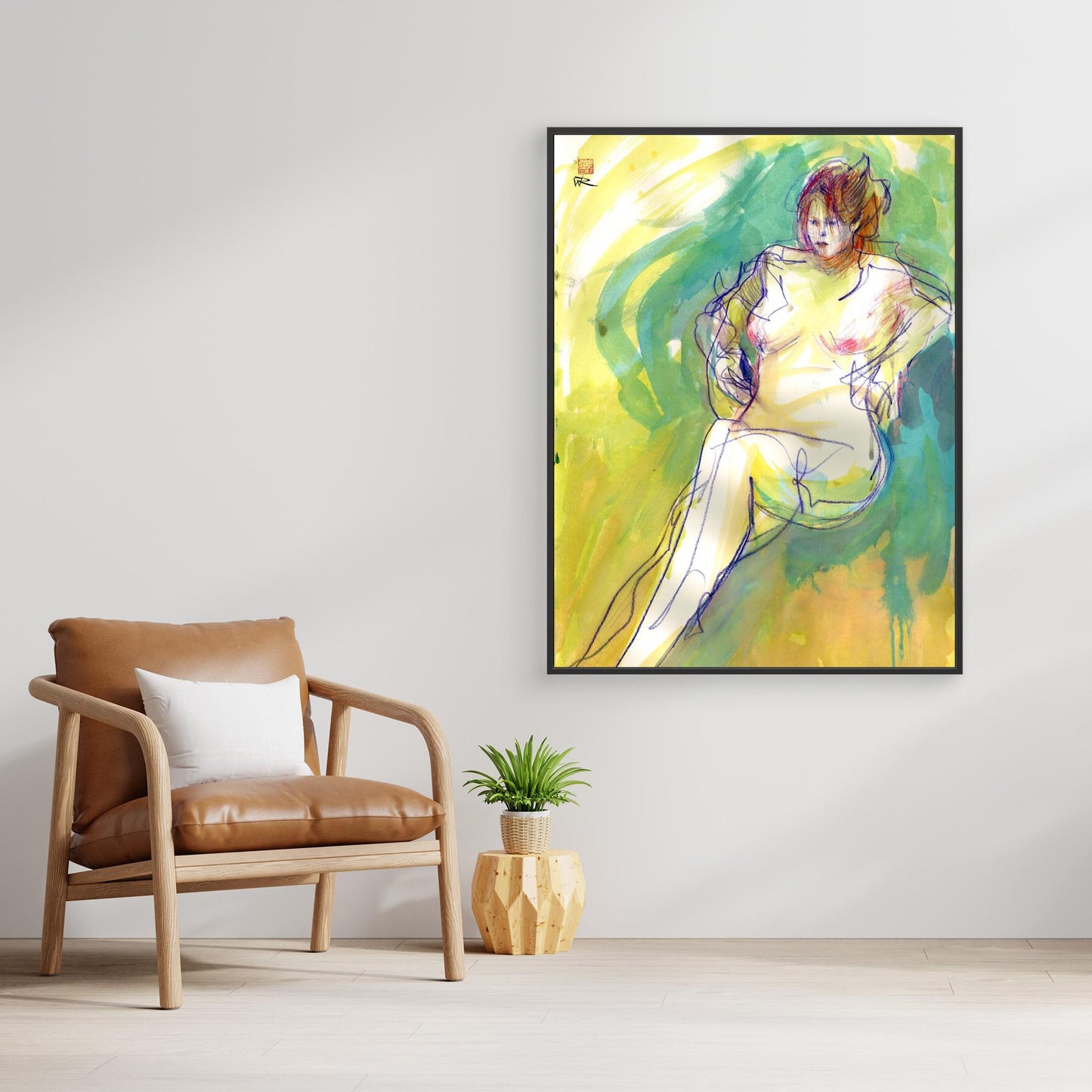 Life drawing of Kate