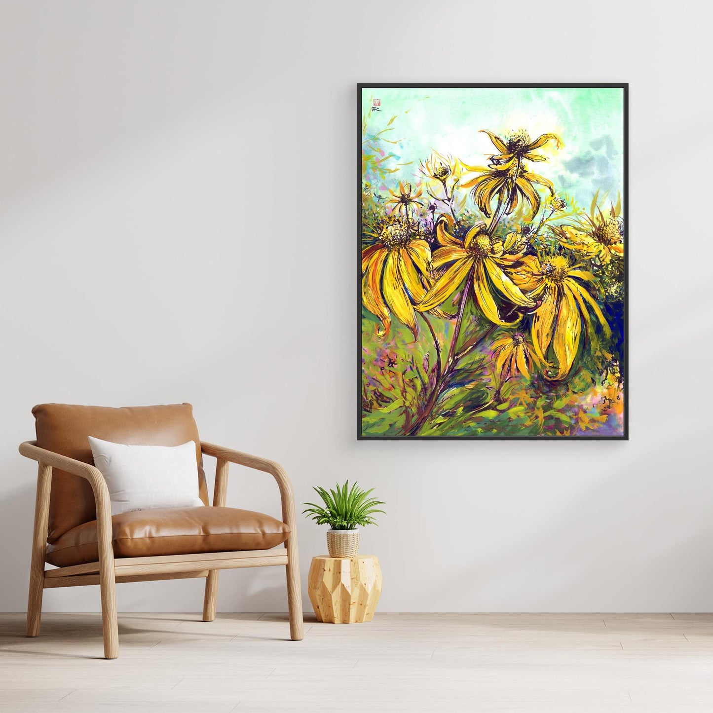 Rudbekias triptych 2