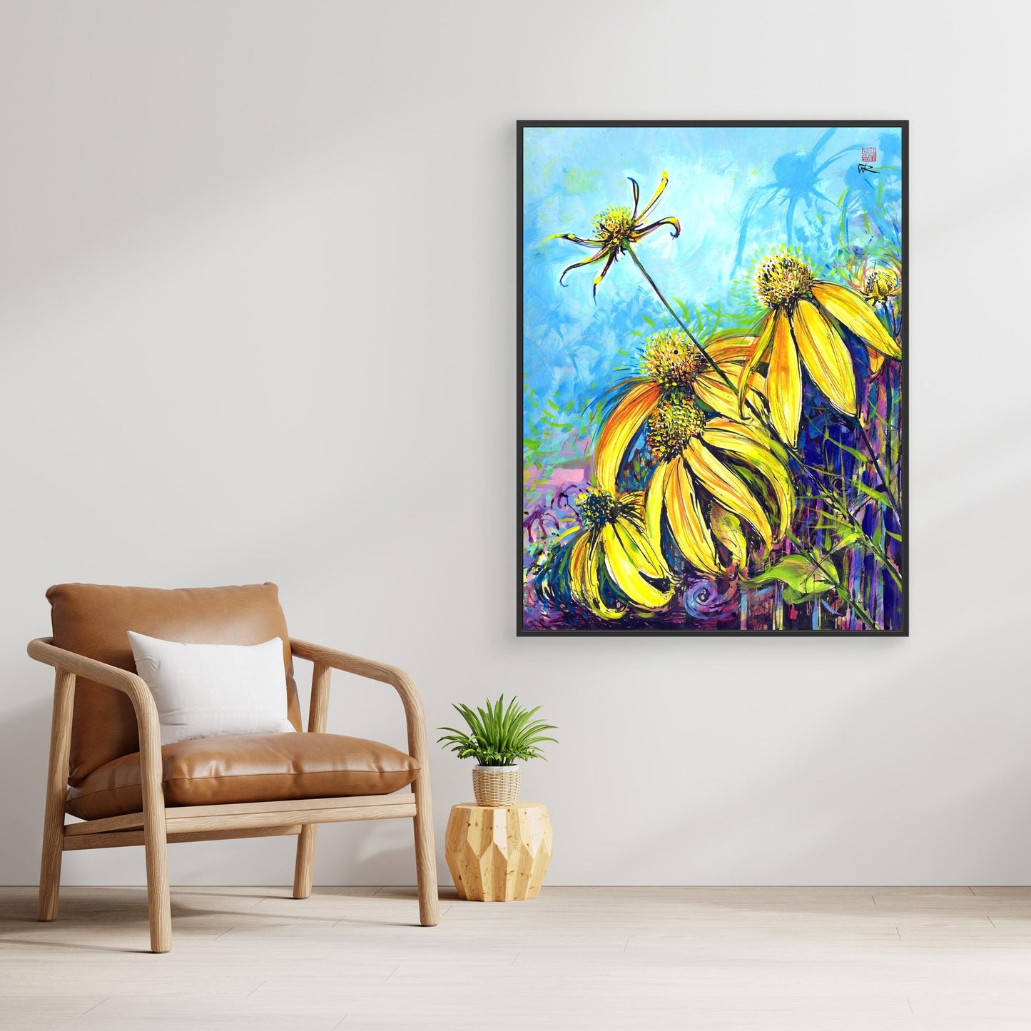 Rudbekias triptych 3