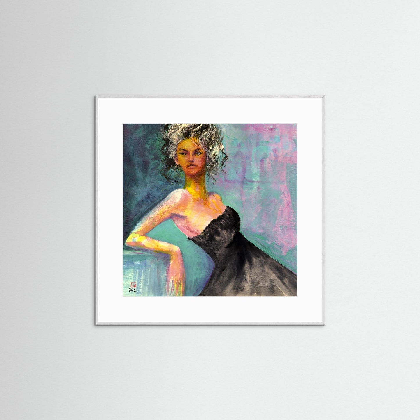 Little black dress - Paper print