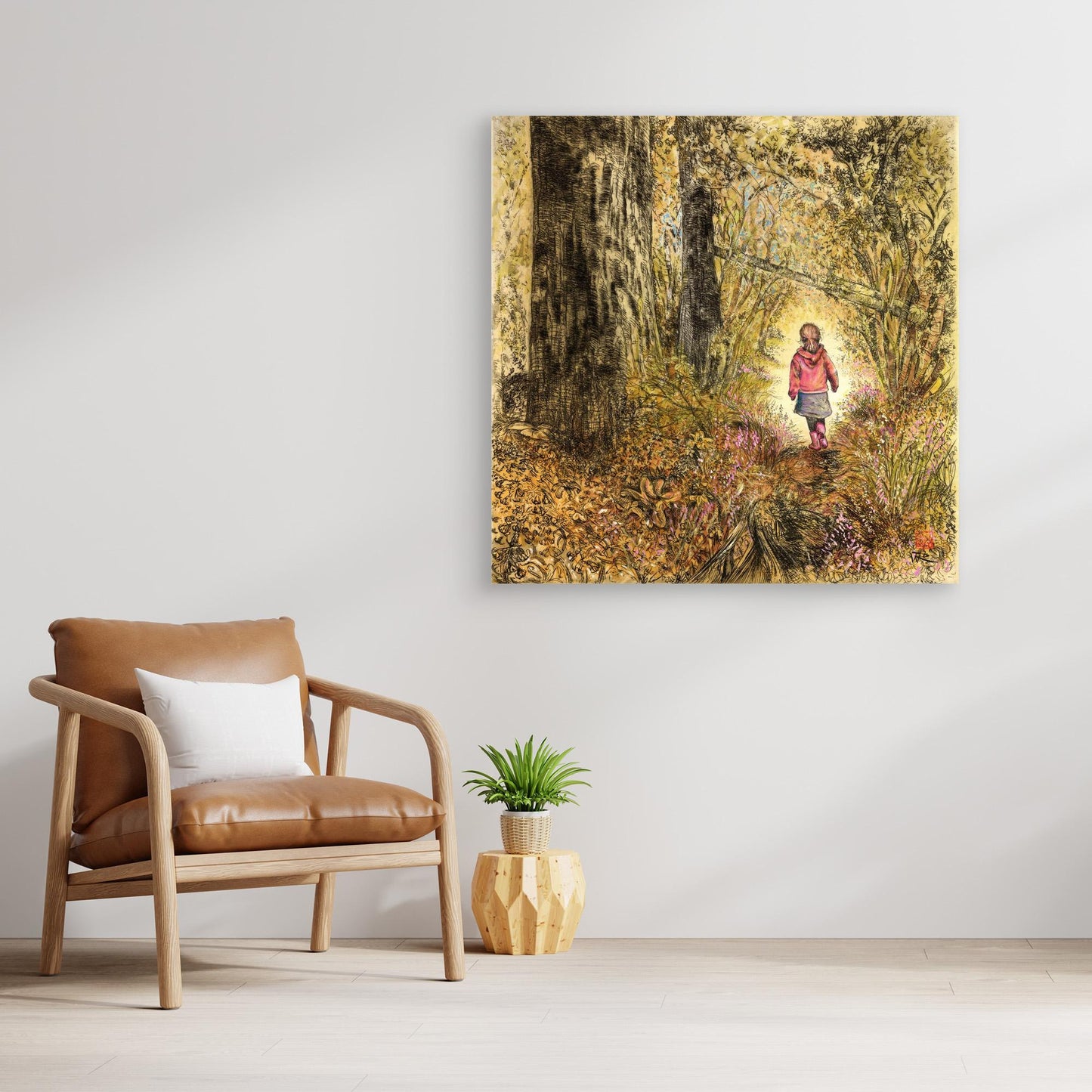 Bluebell Wood edition 3 - Canvas print