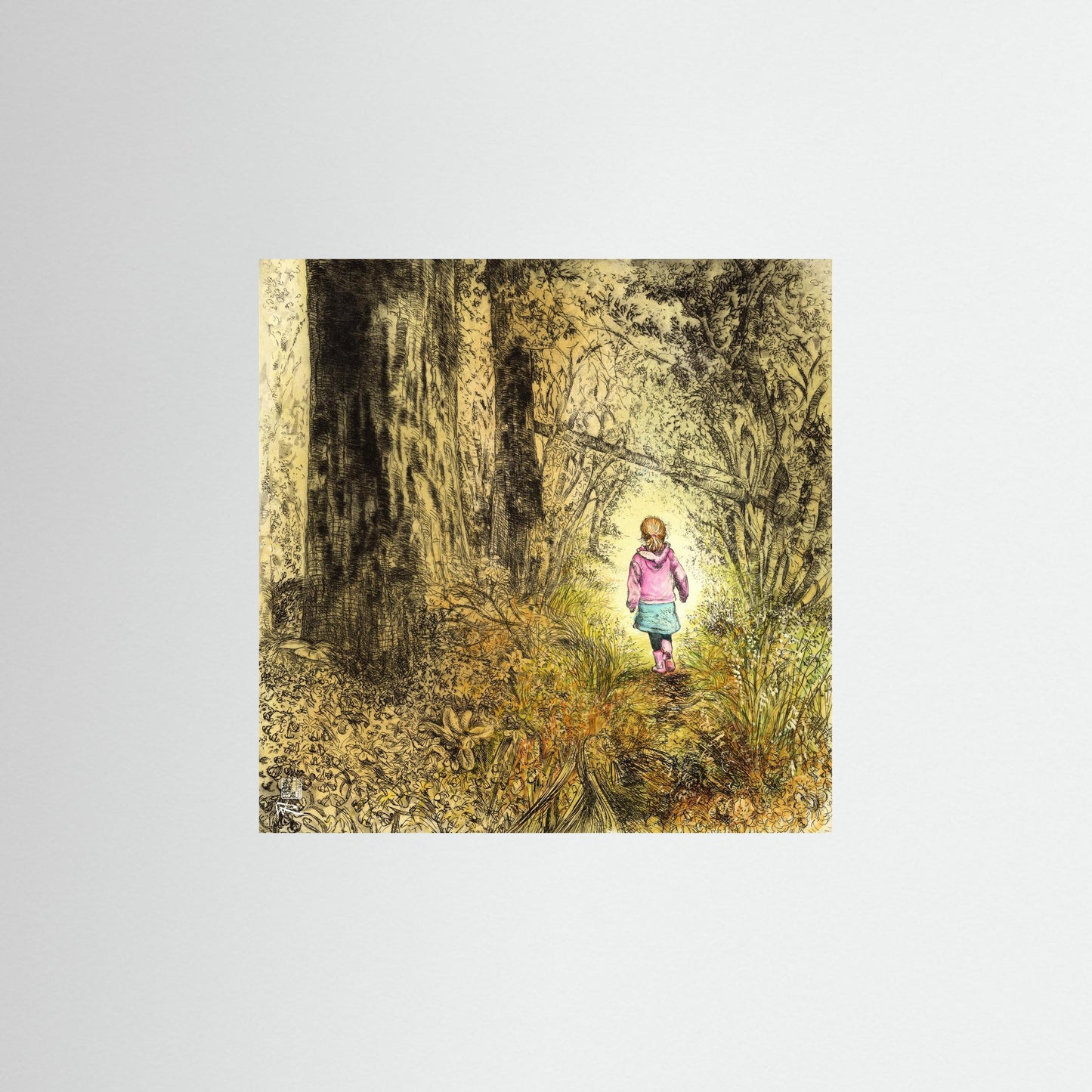 Bluebell wood Edition 5: Wearing pink in autumn