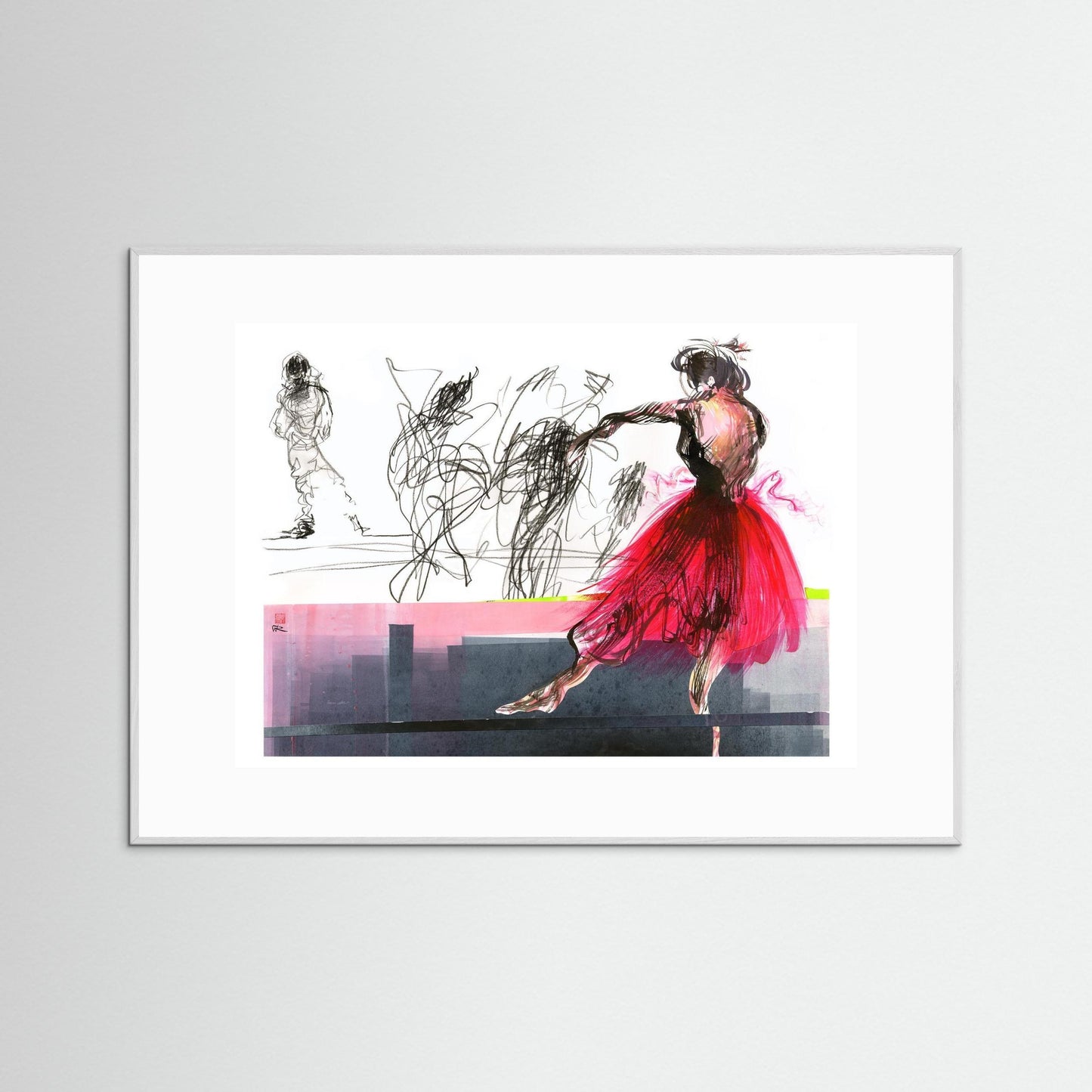 Flamenco movement - Paper print