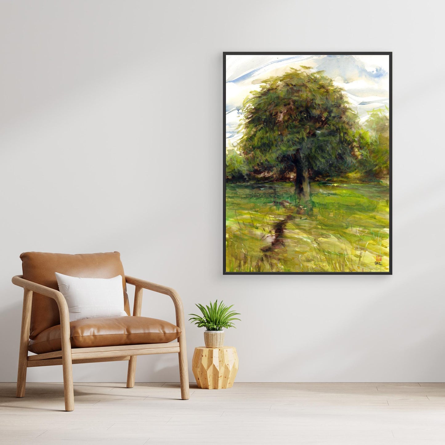 Horse chestnut in summer