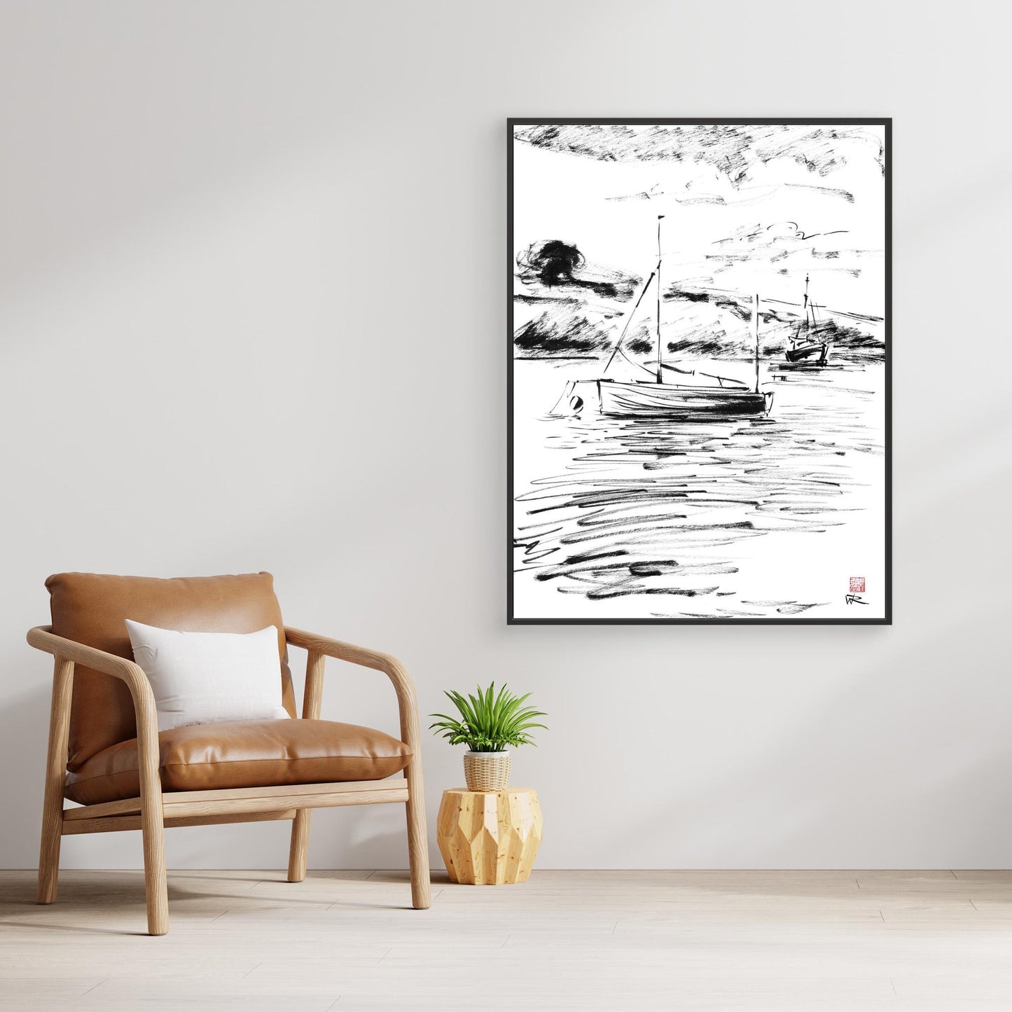 Boats in Salcombe harbour