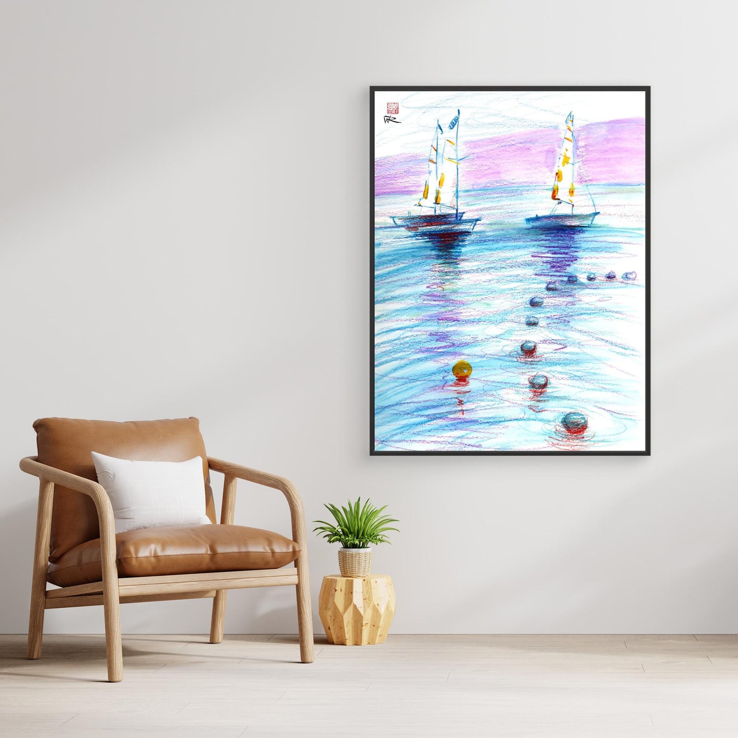 Bobbing about at the mooring