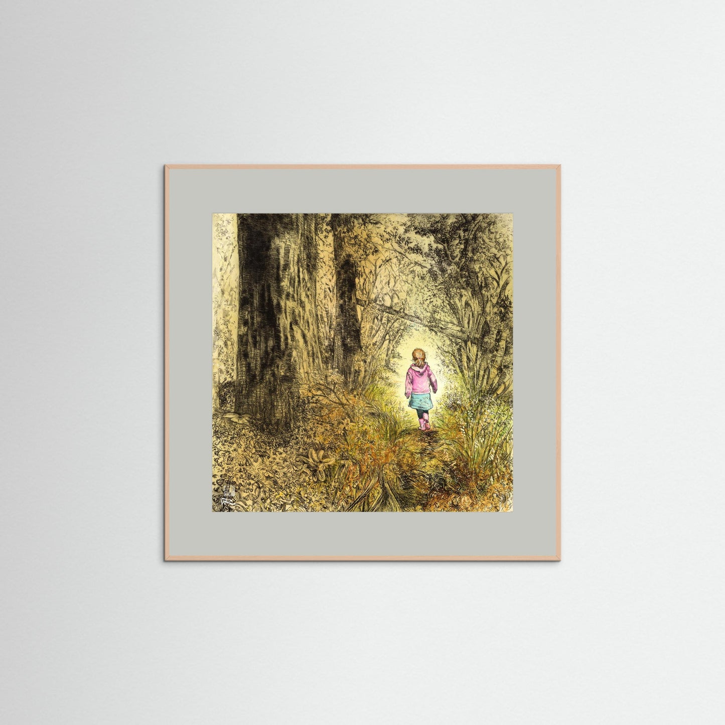 Bluebell wood Edition 5: Wearing pink in autumn