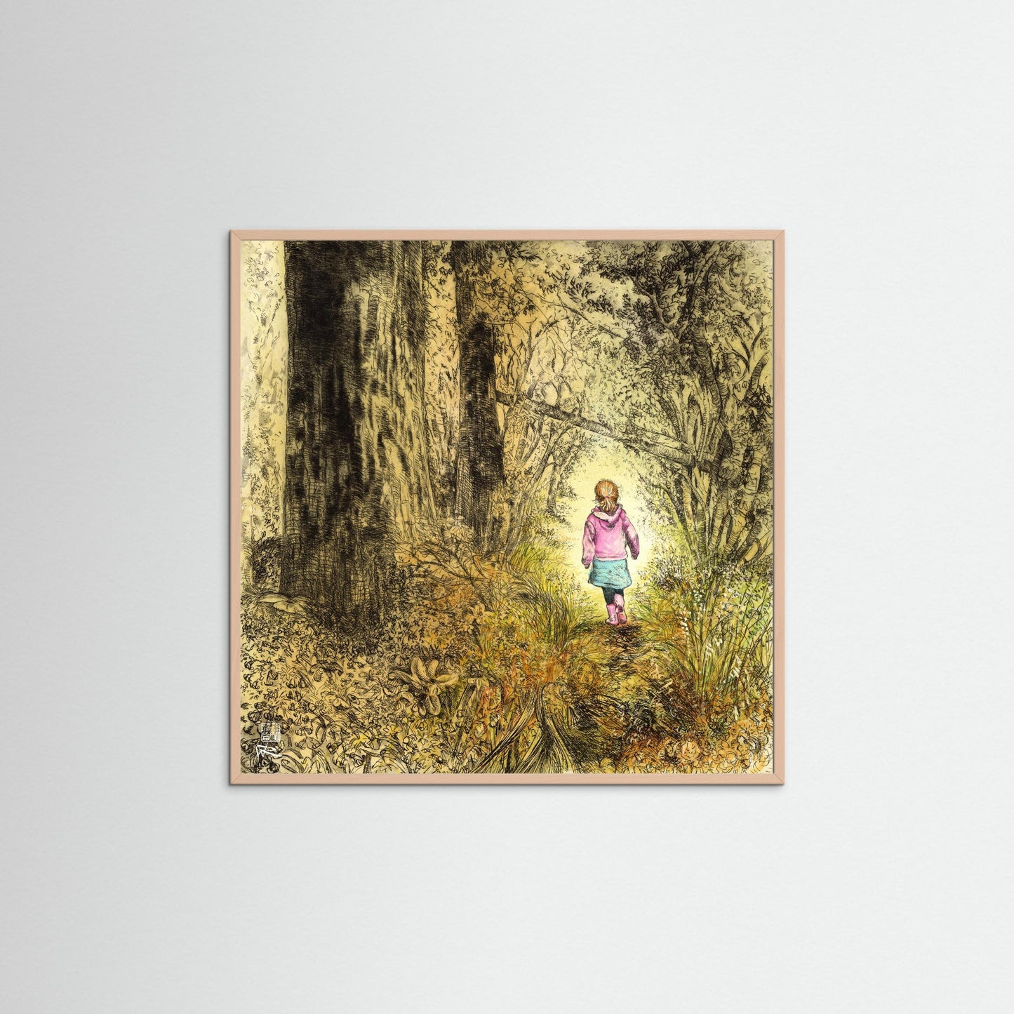 Bluebell wood Edition 5: Wearing pink in autumn
