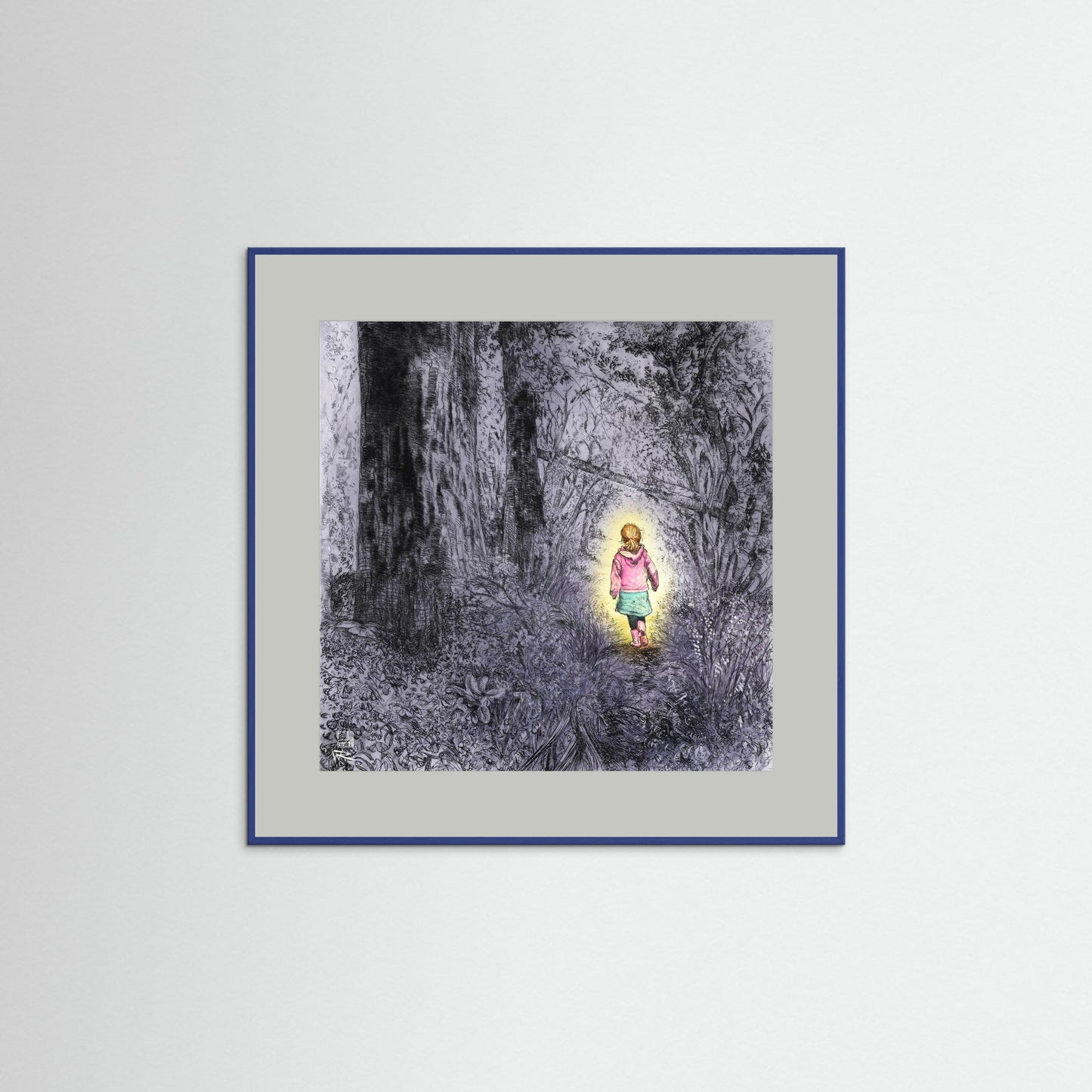 Bluebell wood edition 4 - paper print