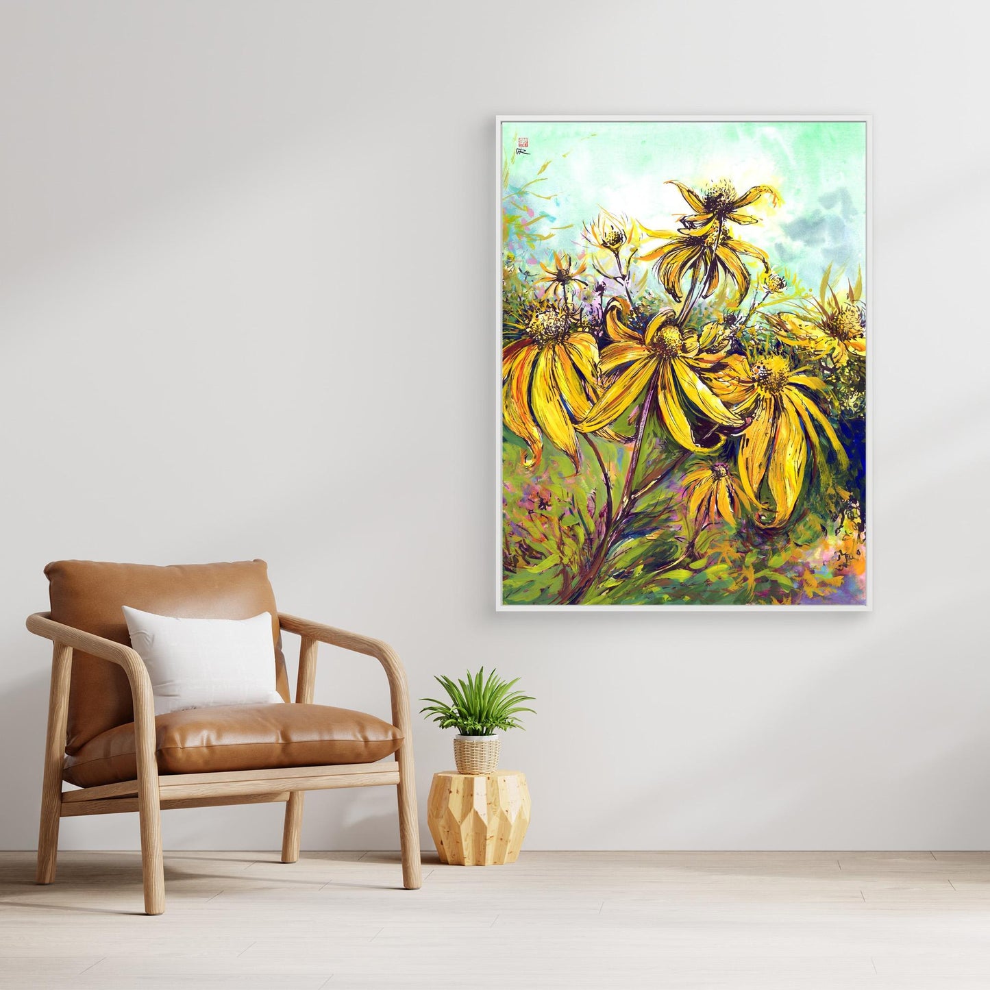 Rudbekias triptych 2