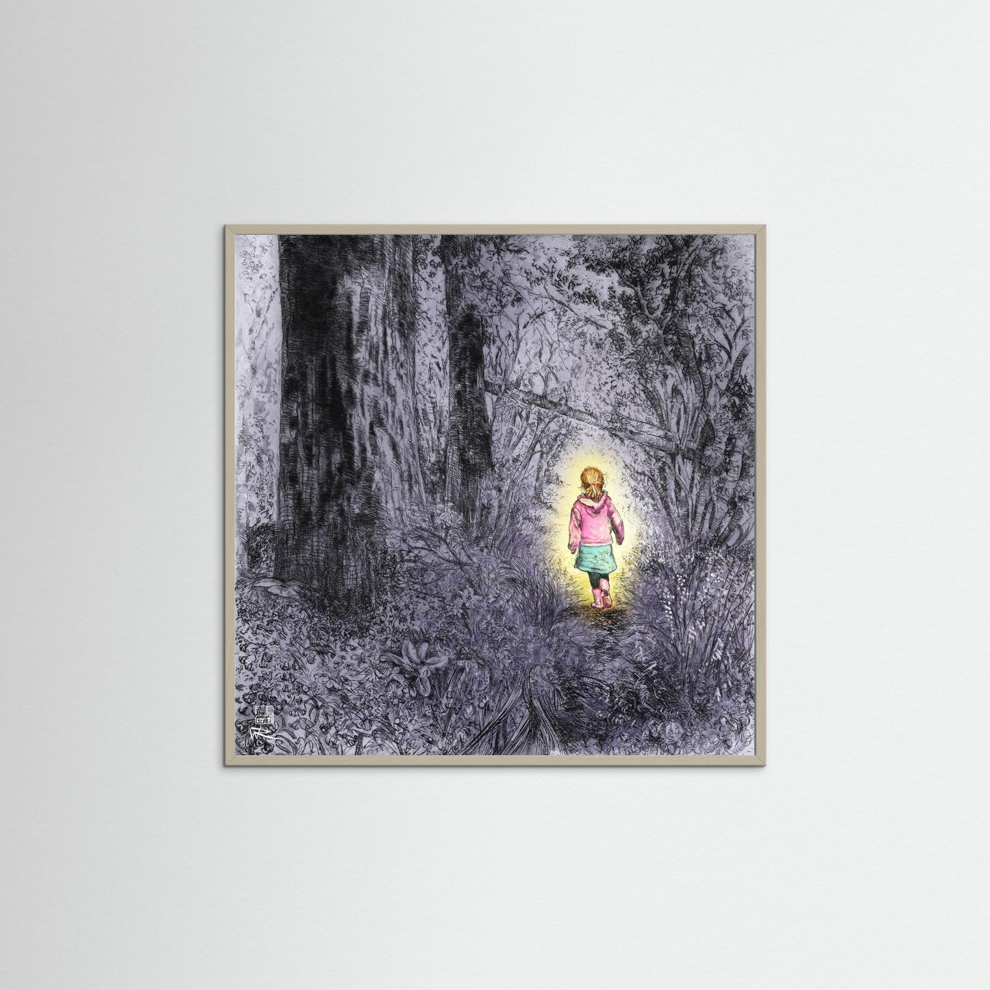 Bluebell wood edition 4 - paper print