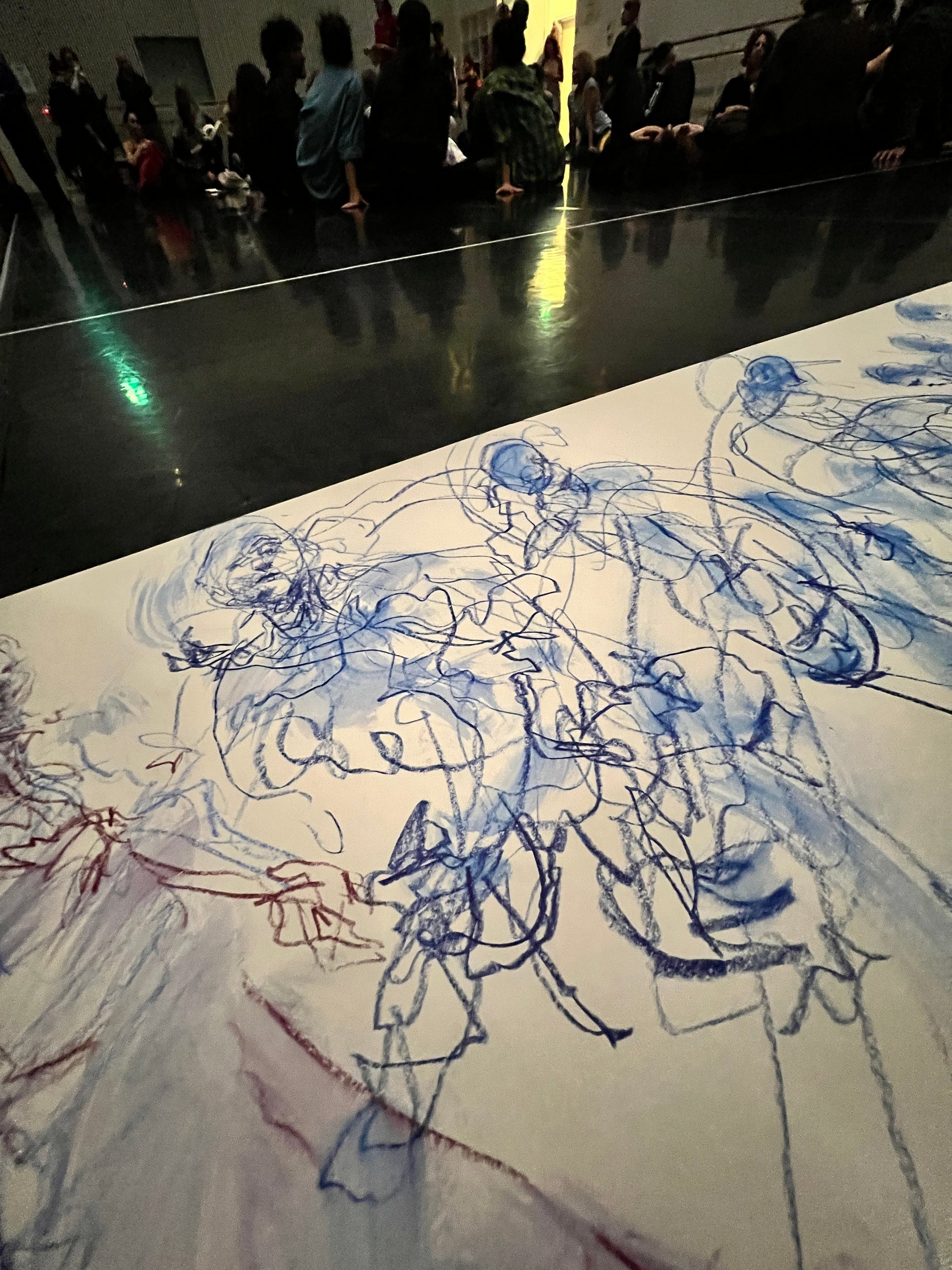 Dance drawing created at Rambert Playground in October 2025Ballet