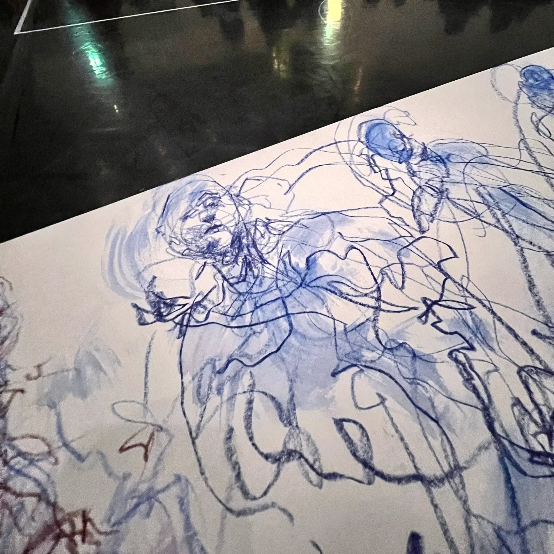 Drawing dance at Rambert Playground - Oct 25