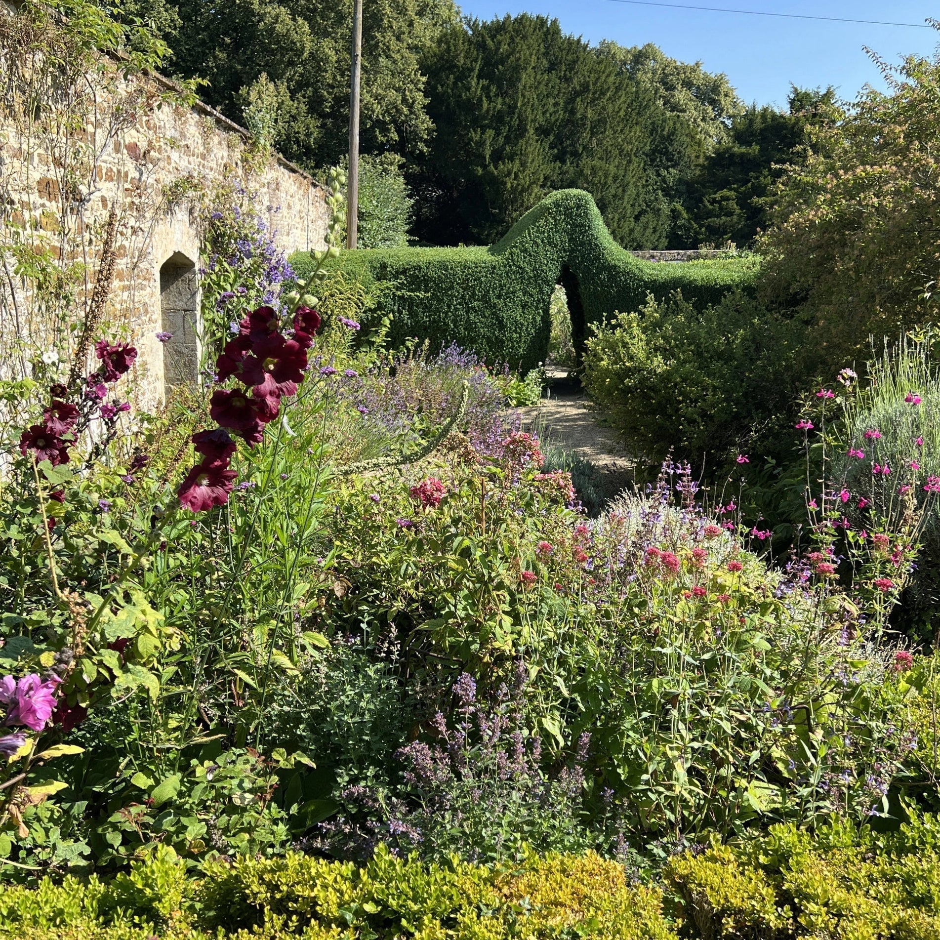 Rousham kitchen garden entrance