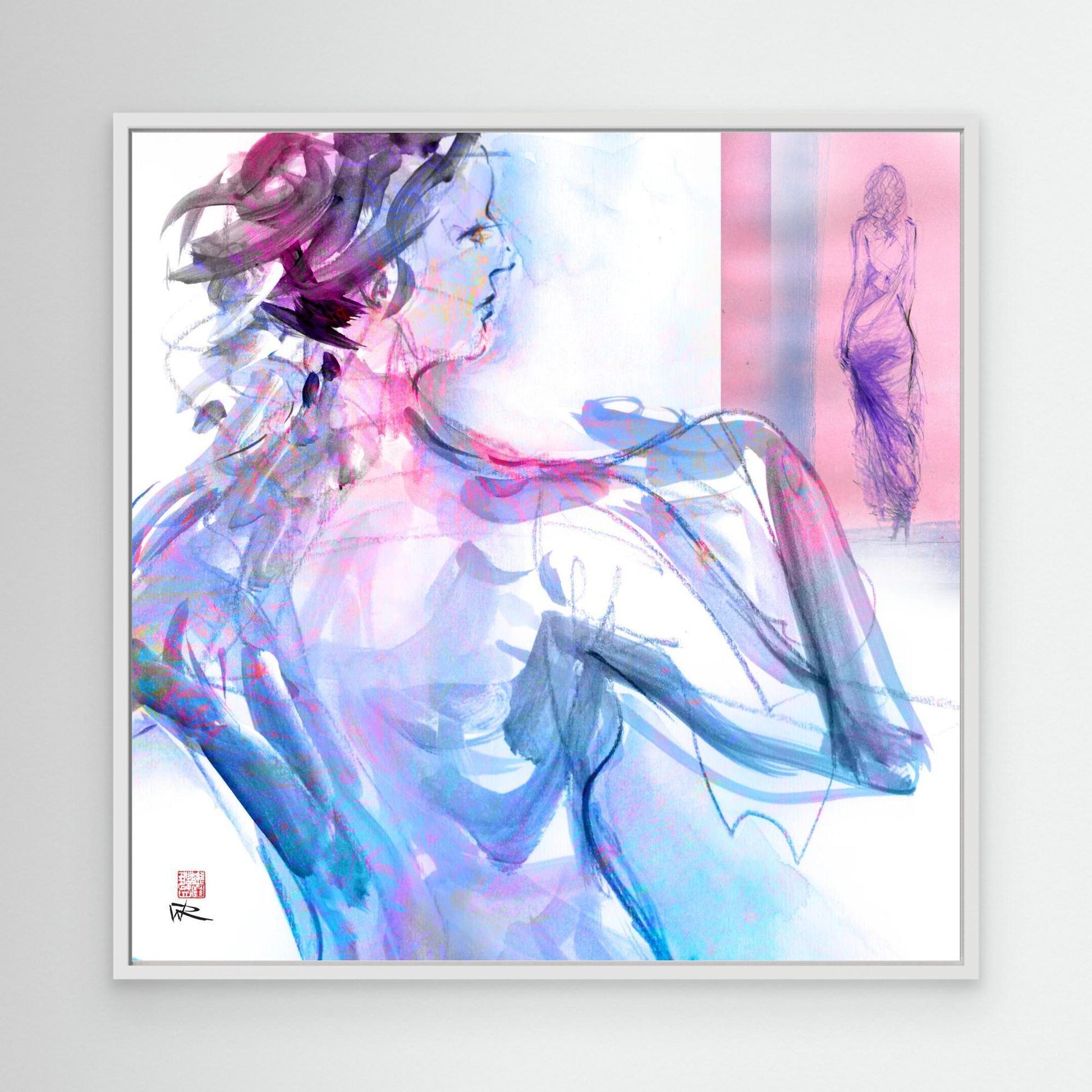 Allium figure 2 - Canvas print