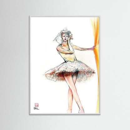 Ballerinas curtain call - Paper print