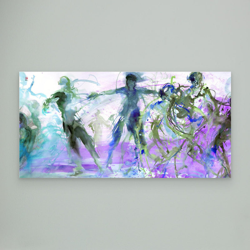 Abstrakte Tanzbewegung 2 - Leinwanddruck