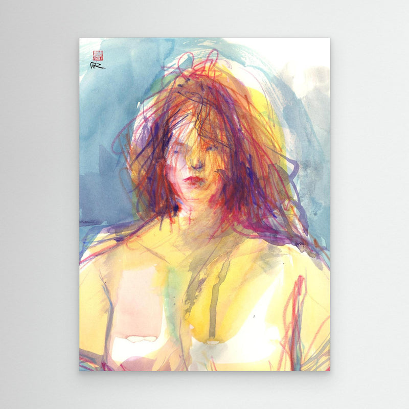 Portrait of Kate - Canvas art print