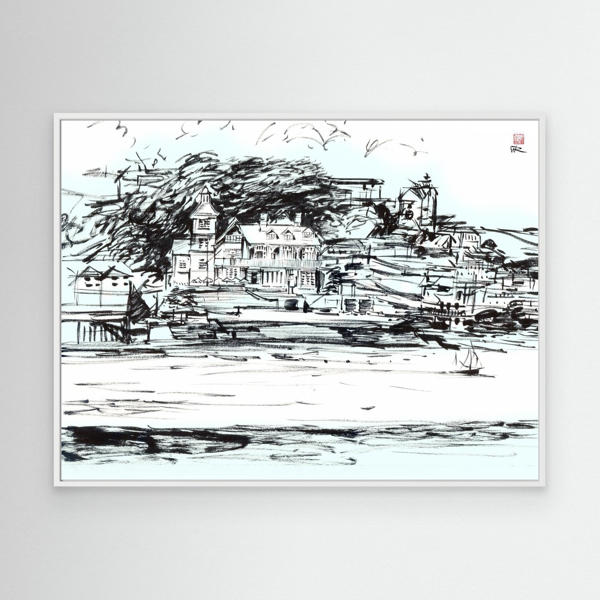Salcombe yacht club across the channel