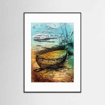 Crab boat - Paper print
