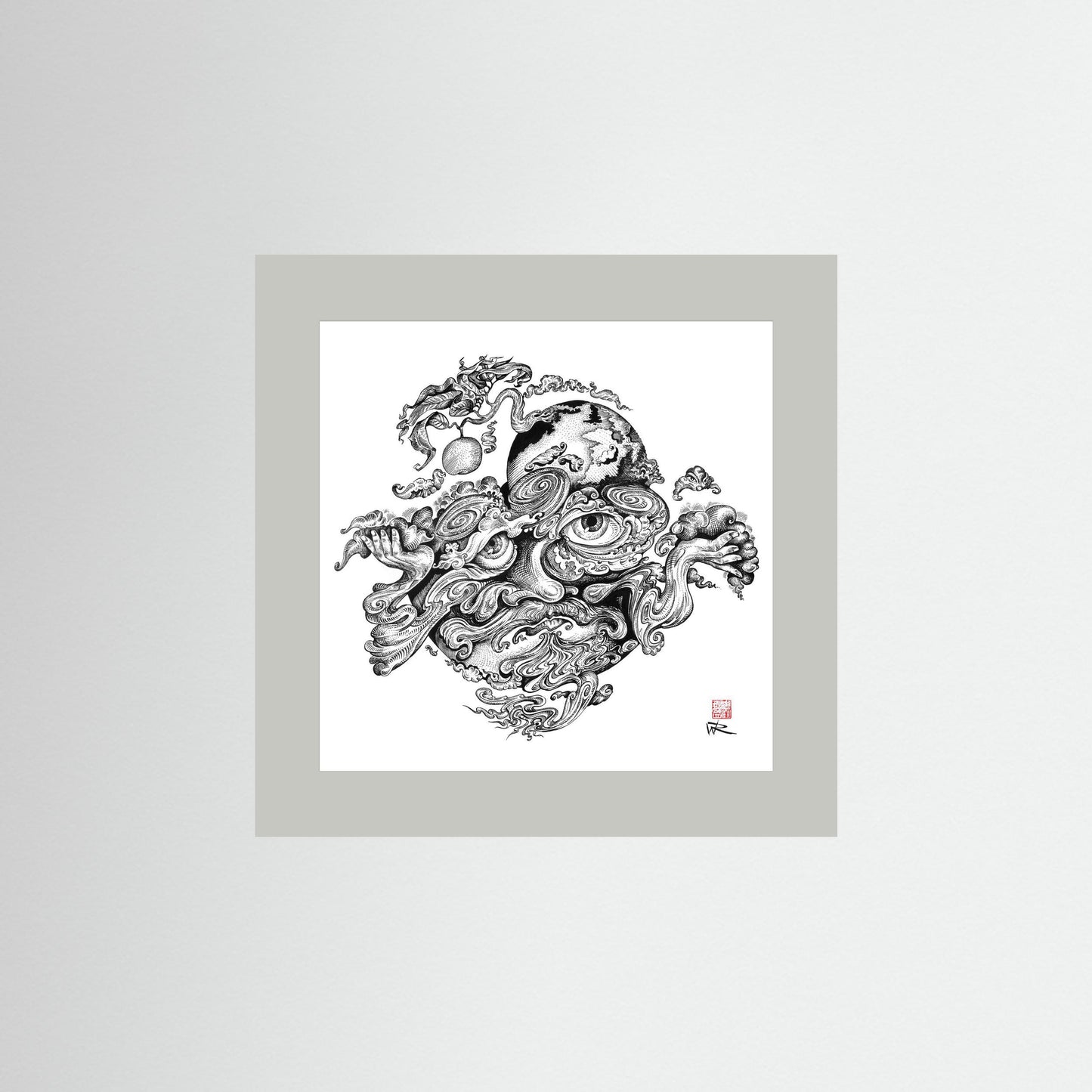 Atlas - paper print