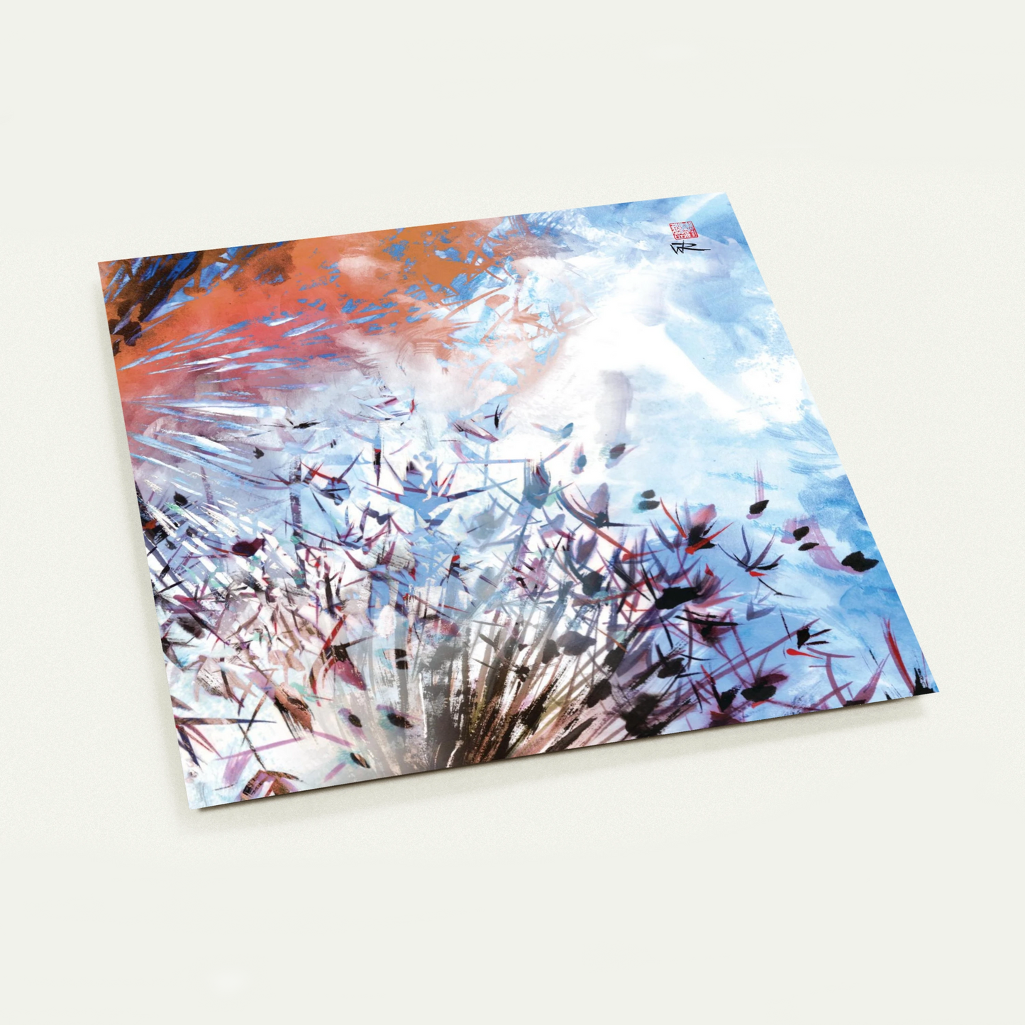 Allium abstract explosion 1 - Pack of 10 Post Cards