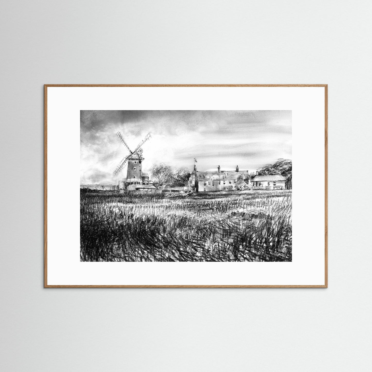 Cley windmill - paper print