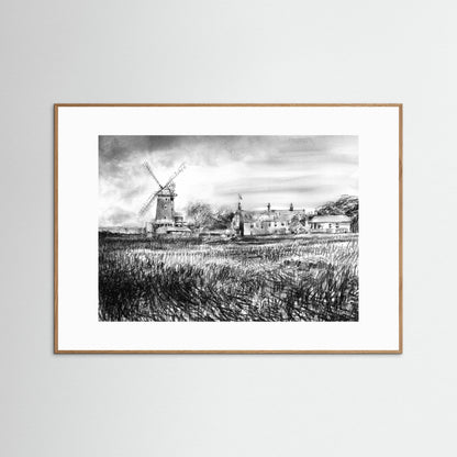Cley windmill - paper print
