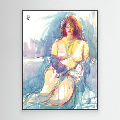 Kate in seated pose