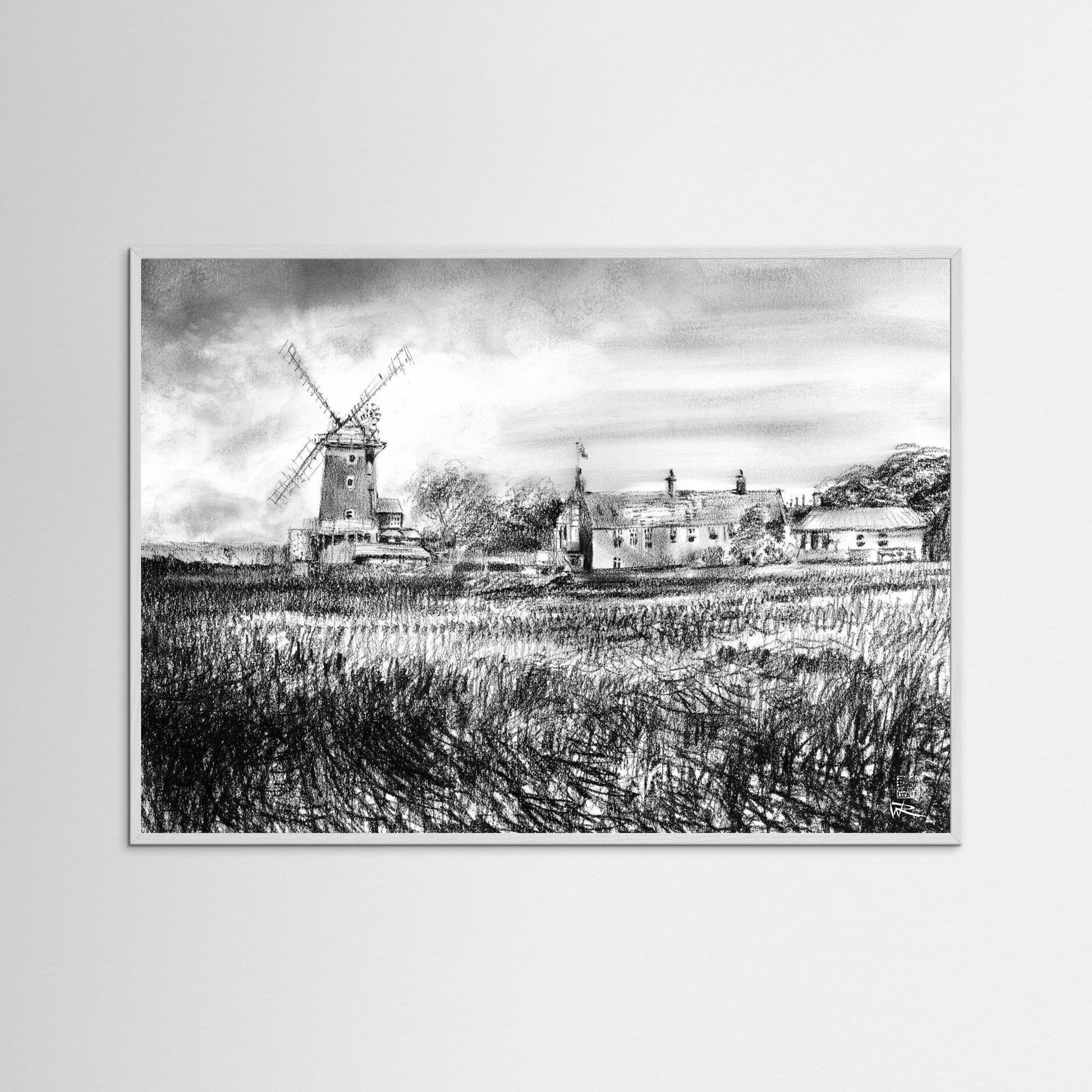 Cley windmill - paper print