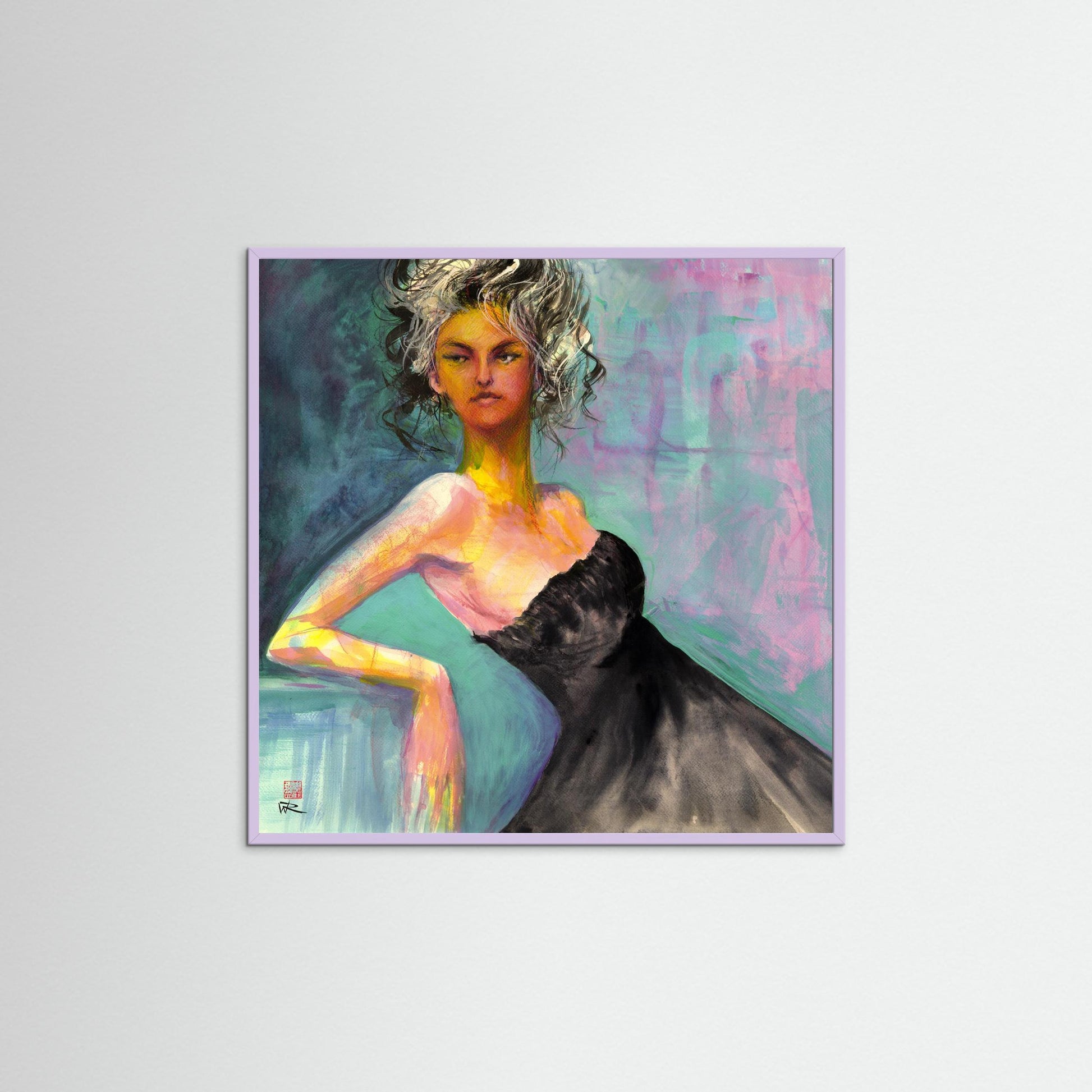 Little black dress - Paper print