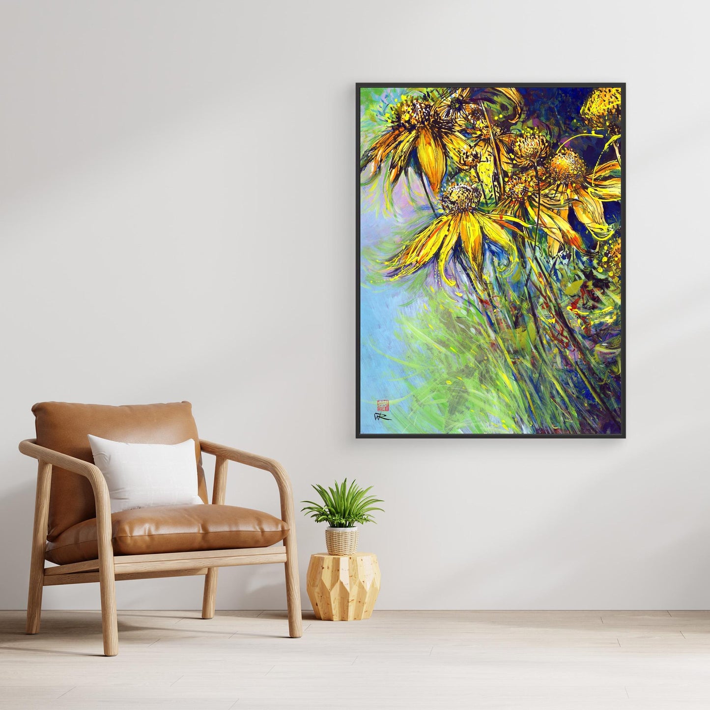 Rudbekias triptych 1