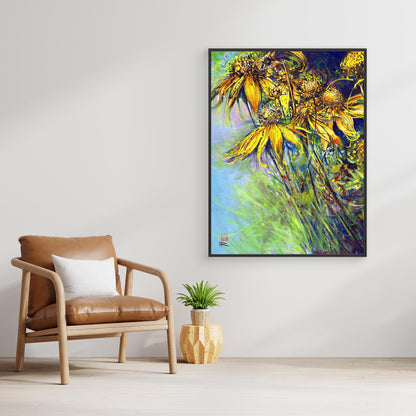 Rudbekias triptych 1
