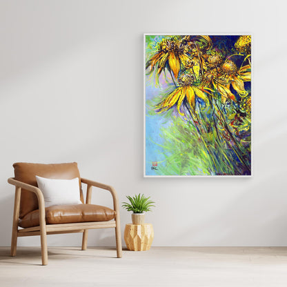 Rudbekias triptych 1