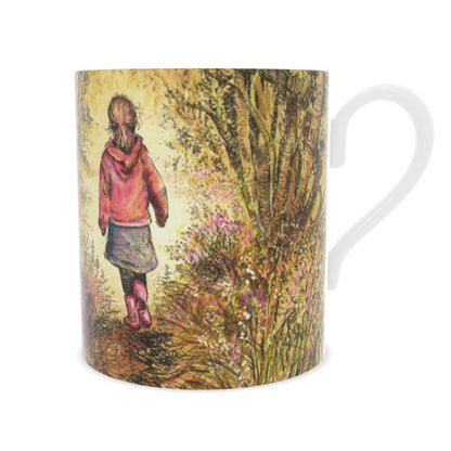Bluebell wood - Edition 3 - Autumn - Bone china mug