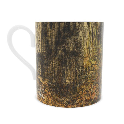 Bluebell wood - Edition 3 - Autumn - Bone china mug