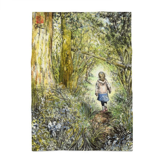 Bluebell wood - Edition 7 - Bluebells in bloom - Tea towel