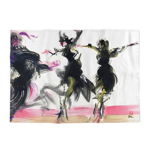 Dance of the snowflake - Tea Towel