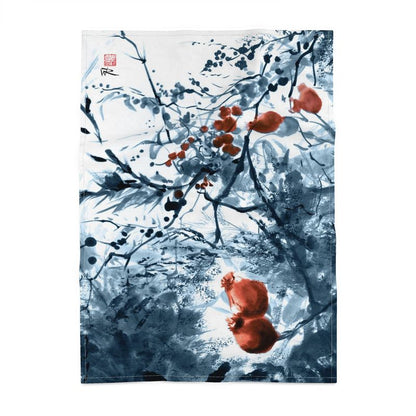 September Rose Hips Tea Towels