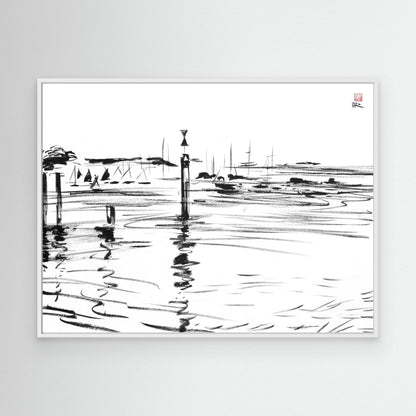 Chichester tide markers at Bosham