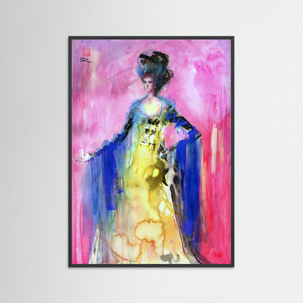 Madame de pompadour - paper print