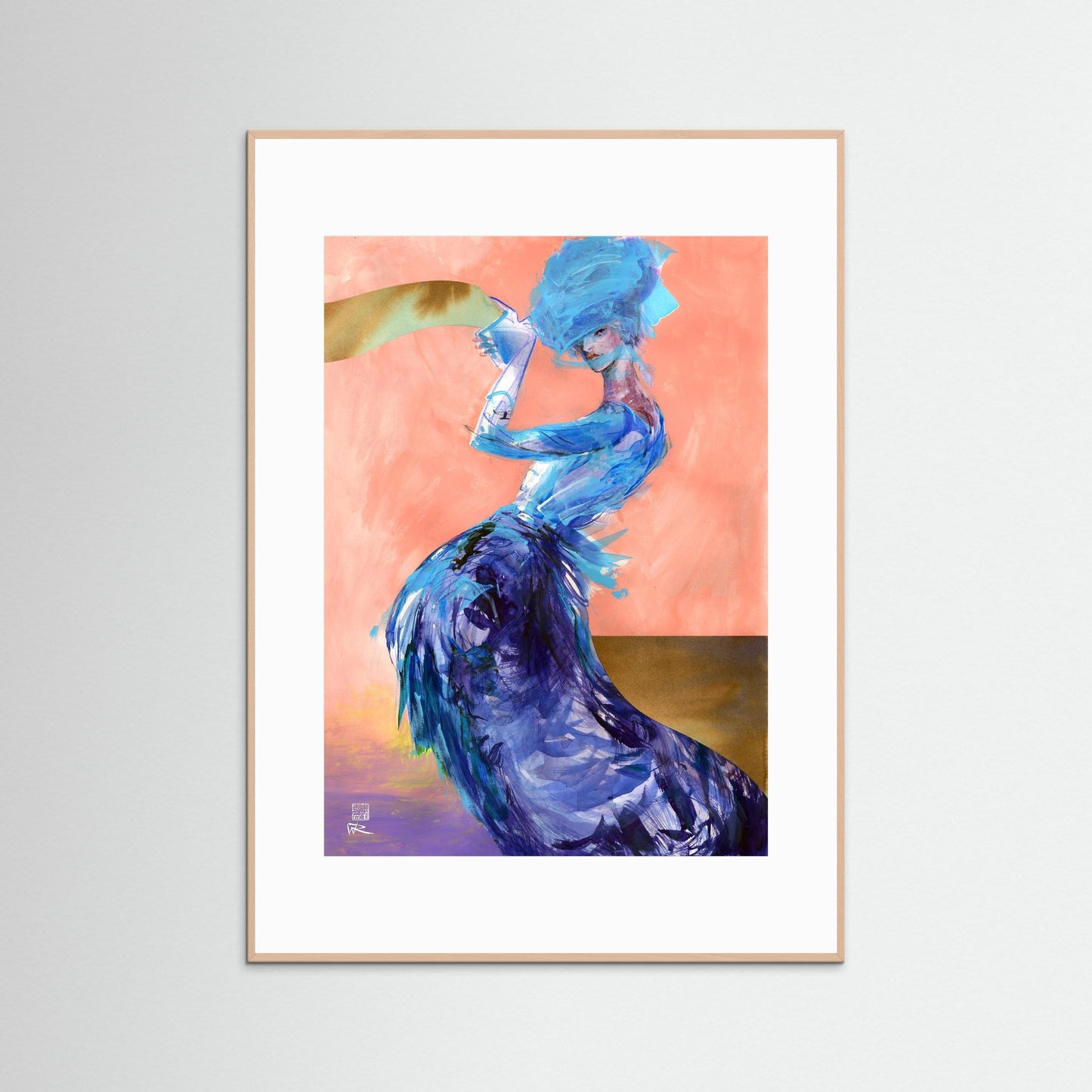 Fashionable curves - paper print