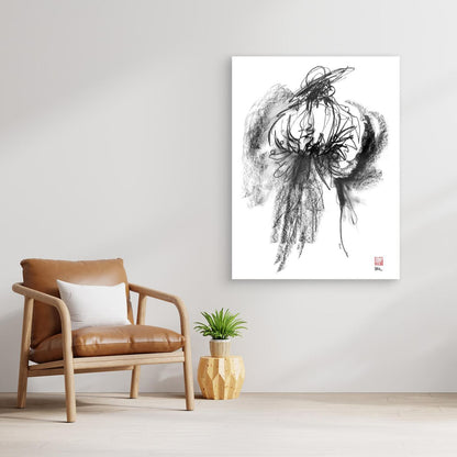 Flamenco hat - Canvas art print