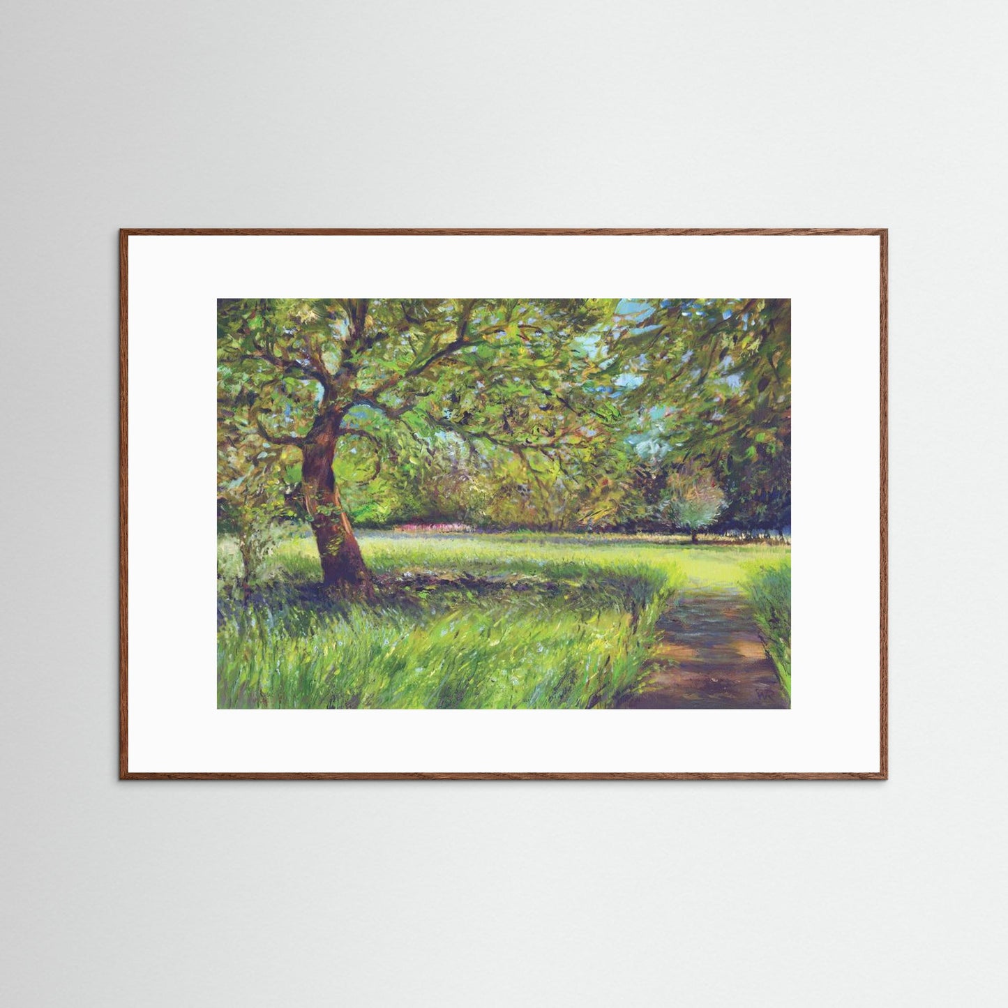 Light in the trees - Print on fine art paper