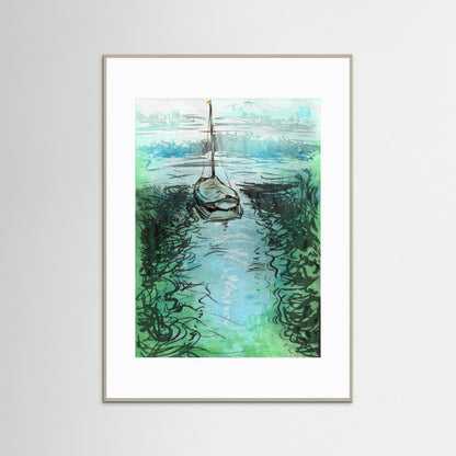 Stiffkey mooring edition 3 - Paper print