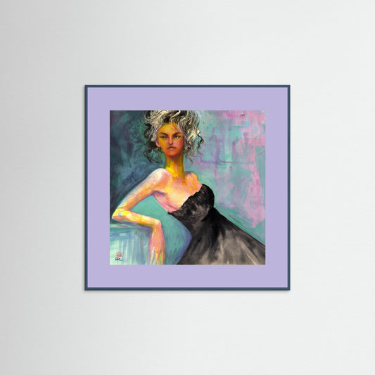Little black dress - Paper print