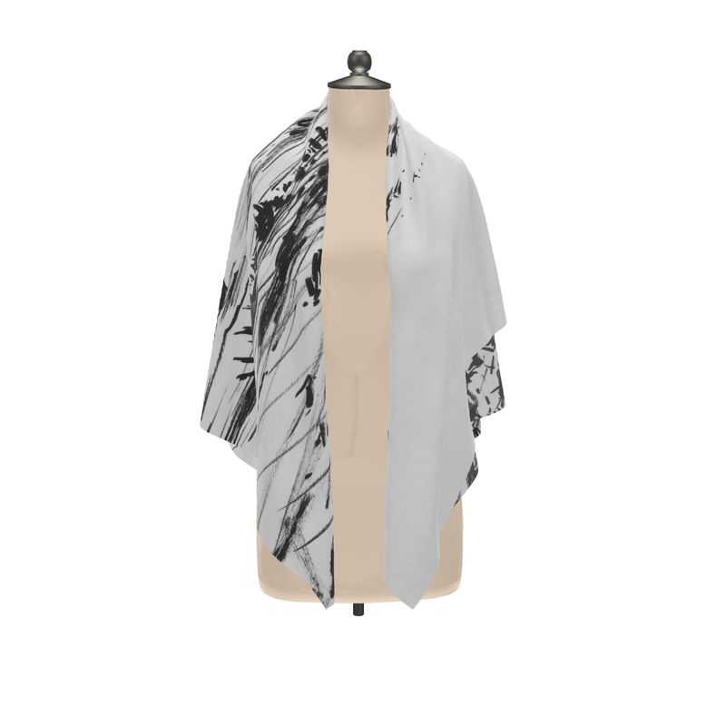 Lulworth Cove rock pools - Silk satin scarf