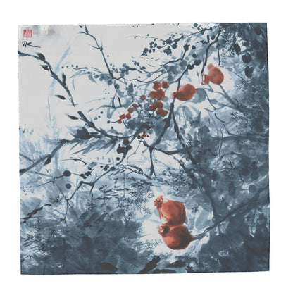 September rose hips - Scarf - 115 x 115 cm