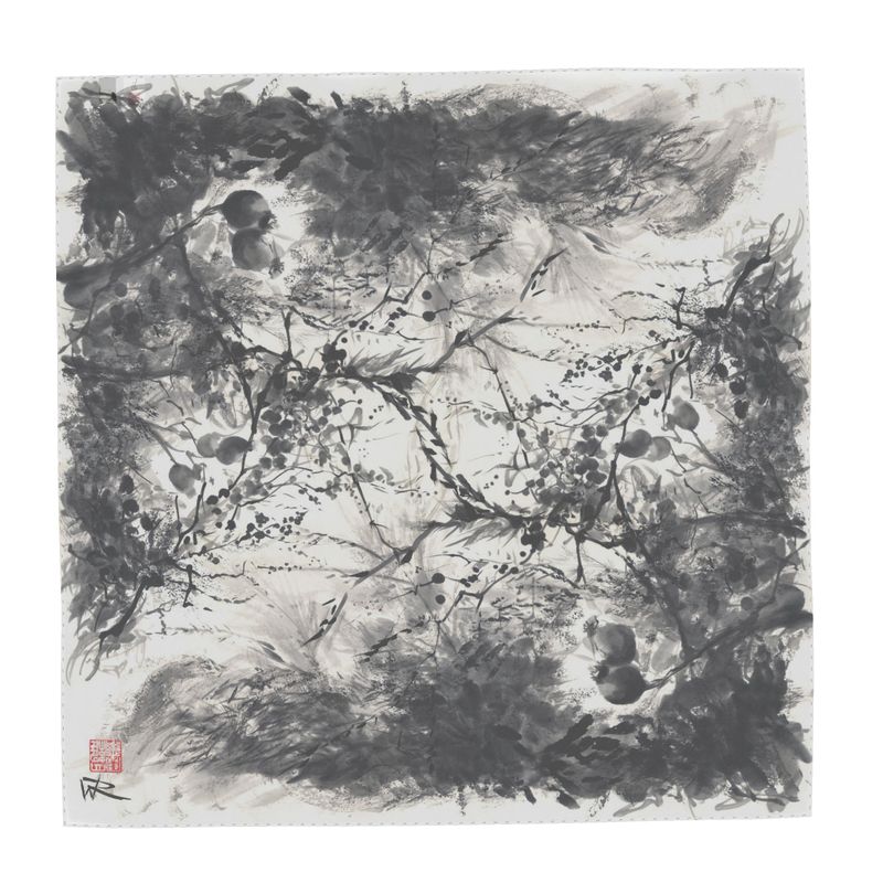 September Rose Hips Edition 1 - Scarf - 90 x 90 cm